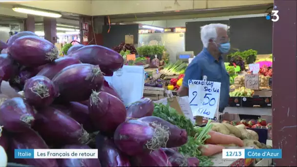 Vintimille : le marché couvert retrouve la clientèle française