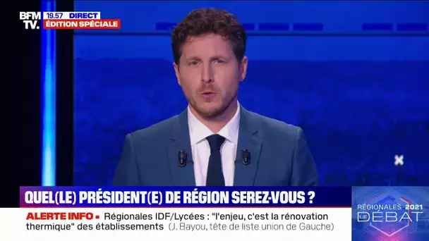 "Quel président de région serez-vous ?": la réponse de Julien Bayou