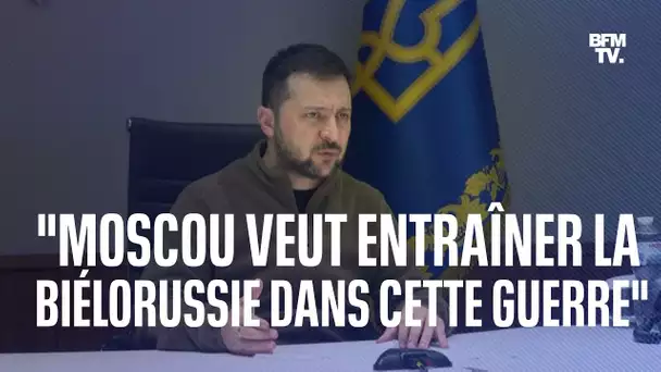 Volodymyr Zelensky demande une mission d'observation internationale à la frontière biélorusse