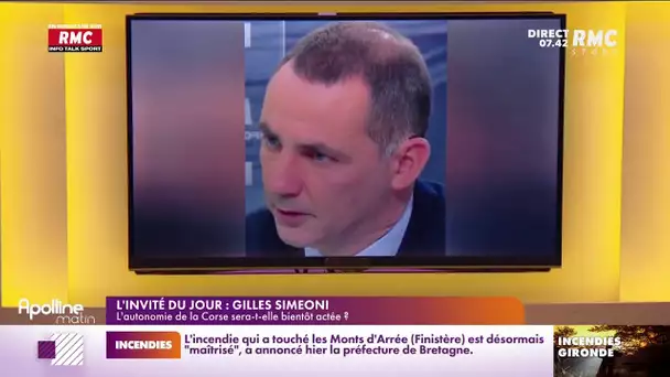 Gilles Simeoni: "Il faut tourner définitivement la page de la violence clandestine"