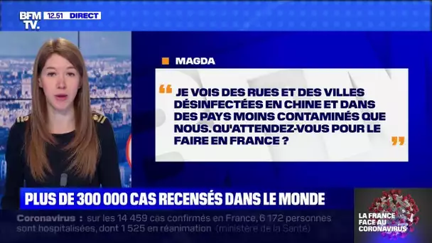 Pourquoi nous ne désinfectons pas nos rues ? BFMTV répond à vos questions