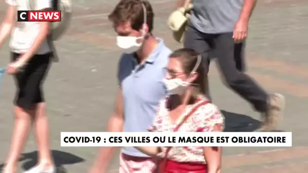 Biarritz, St-Malo, Orléans: le port obligatoire du masque se répand dans les centres-villes