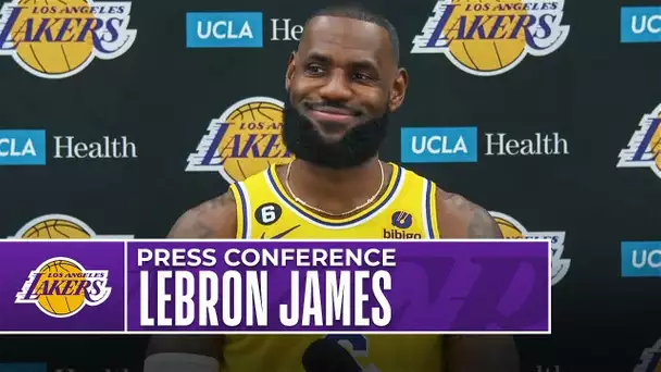 LeBron James Talks New Look Lakers, Breaking Record & More At #NBAMediaDay