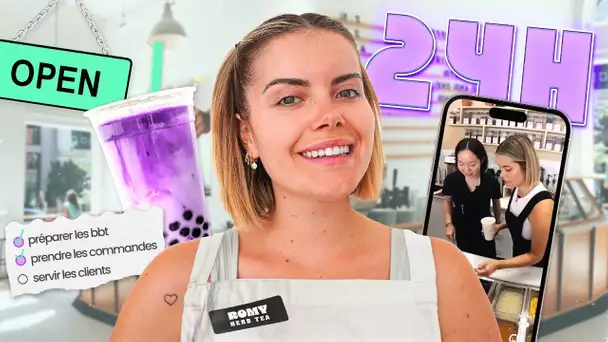 24H comme employée dans un Bubbletea !