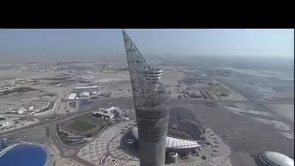 Qatar : la tour du stade Al Khalifa