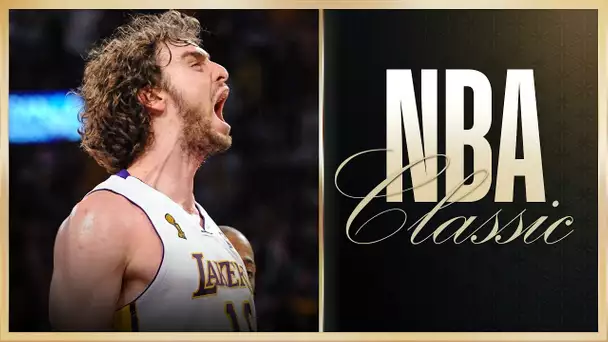 Pau Gasol Fuels Lakers In Epic Double-Double Game 7 Performance | NBA Classic Games