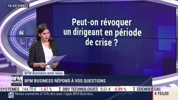 Peut-on révoquer un dirigeant en période de crise ?