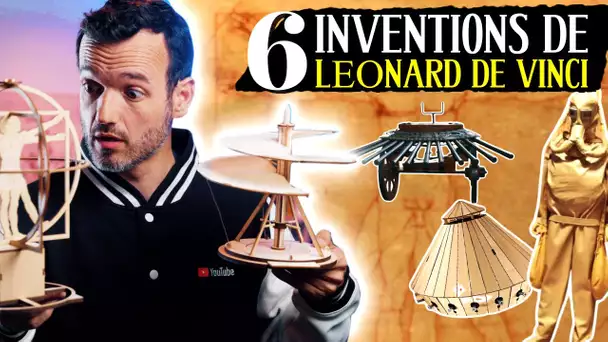 Comment Léonard de Vinci a inventé le futur (notre présent quoi...) avec 6 inventions ?