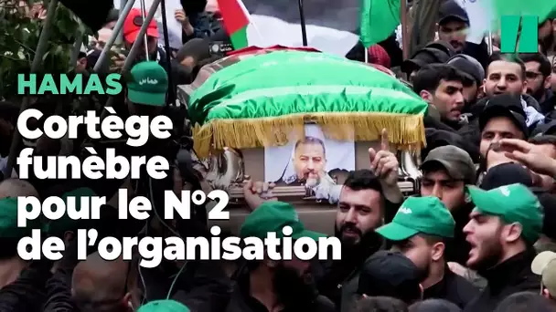 À Beyrouth, un imposant cortège funèbre pour le N°2 du Hamas