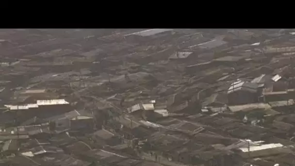 Kenya : bidonville de Kibera à Nairobi