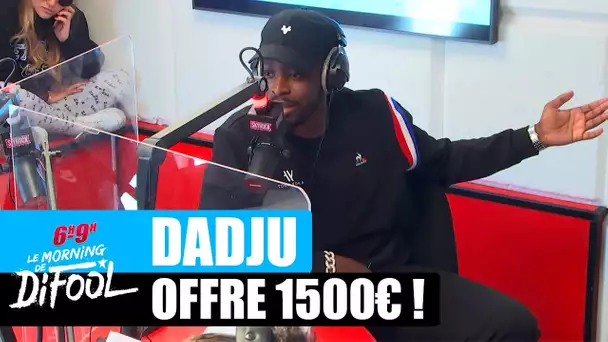 Dadju offre 1500€ à une auditrice ! #MorningDeDifool