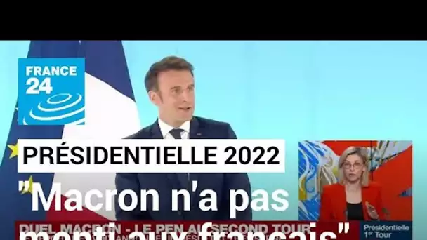 Présidentielle 2022 : Emmanuel Macron "n'a pas menti au français" • FRANCE 24