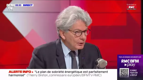 Thierry Breton : "Non madame Le Pen, le gaz russe n'est pas sanctionné"