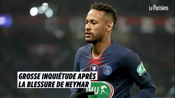 Neymar : sa blessure au pied droit inquiète le PSG