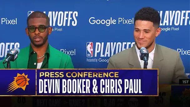 Devin Booker & Chris Paul Post Game Presser | Pelicans vs Suns - Game 1