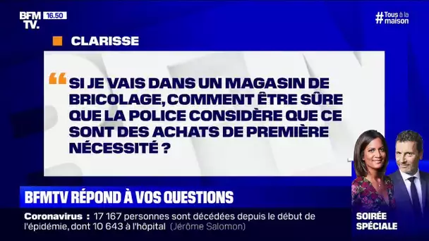 Les achats dans un magasin de bricolage peuvent-ils être considérés comme "de première nécessité"?