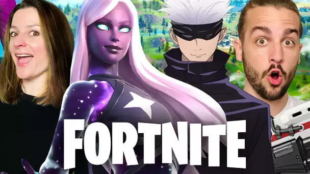 DES NOUVEAUX SKINS INCROYABLES ARRIVENT SUR FORTNITE ! (Jujutsu Kaisen)