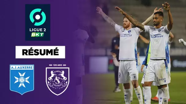 ⚽️ Résumé - Ligue 2 BKT : Auxerre bat Amiens mais passera par les barrages