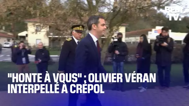 "Honte à vous de défendre la France des quartiers": Olivier Véran interpellé à son arrivée à Crépol