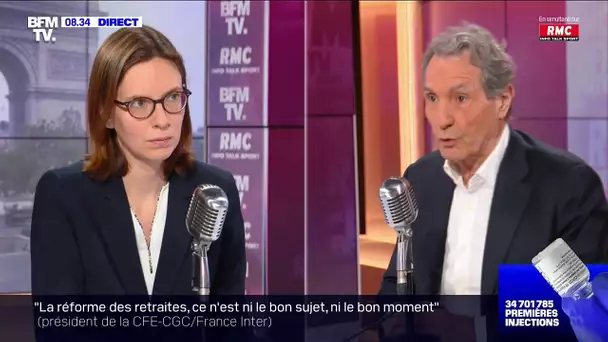 Amélie de Montchalin face à Jean-Jacques Bourdin sur RMC et BFMTV
