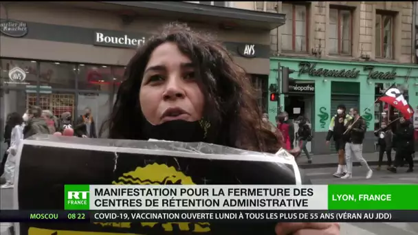Lyon : manifestation pour la fermeture des centres de rétention administrative