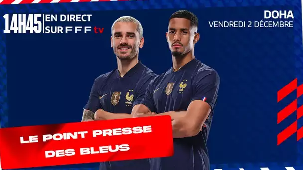 Conférence de presse des Bleus en direct depuis Doha (14h45)