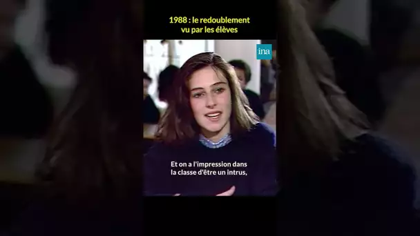 Le redoublement vu par les élèves en 1988 🤓 #INA #shorts