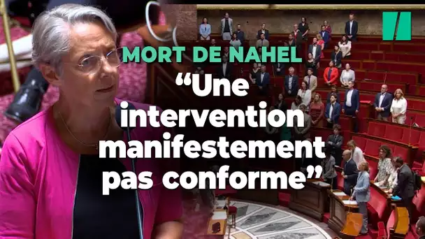 Mort de Nahel : l’Assemblée fait une minute de silence et Borne promet que « la justice passera »