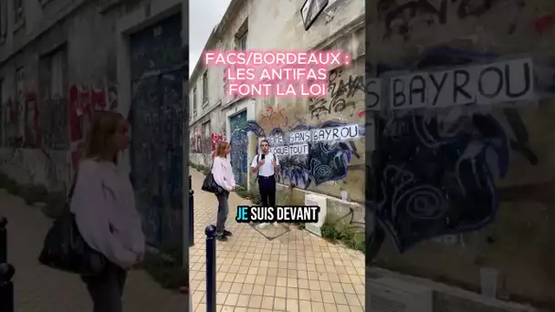 À Bordeaux, les antifas font la loi dans certaines facs