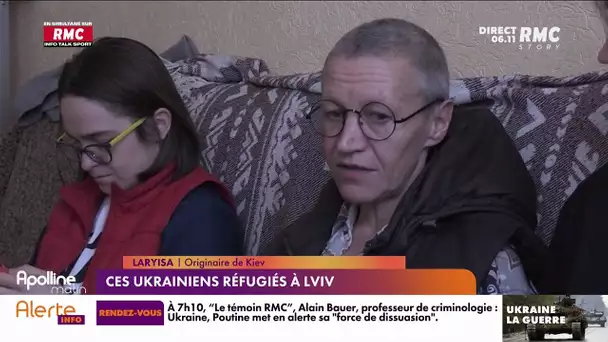 Nos reporters RMC ont rencontré une famille ukrainienne réfugiée à Lviv