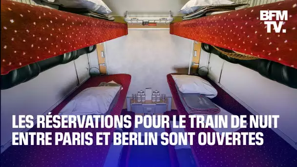 Les réservations pour le train de nuit entre Paris et Berlin sont ouvertes