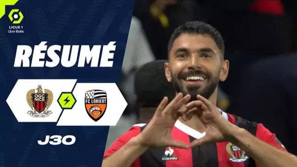 OGC NICE - FC LORIENT (3 - 0) - Résumé - (OGCN - FCL) / 2023-2024