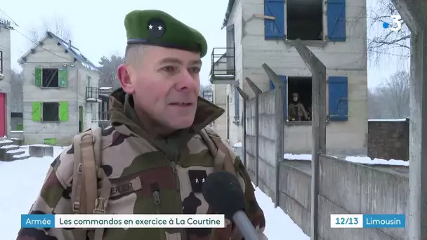 Creuse : Entraînement des commandos au camp militaire de la Courtine