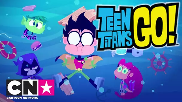 La chanson des naufragés | Teen Titans Go Island Adventures | Cartoon Network