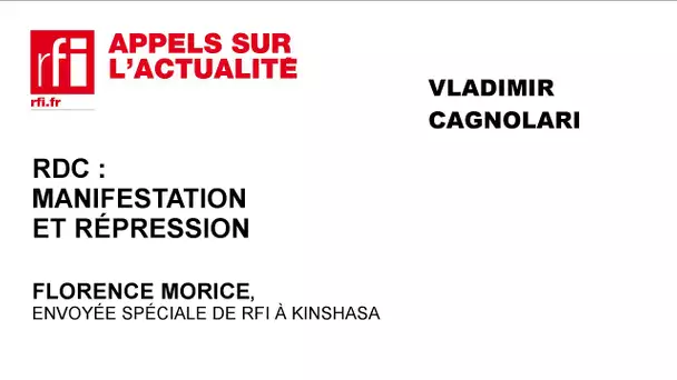 RDC : manifestation et répression