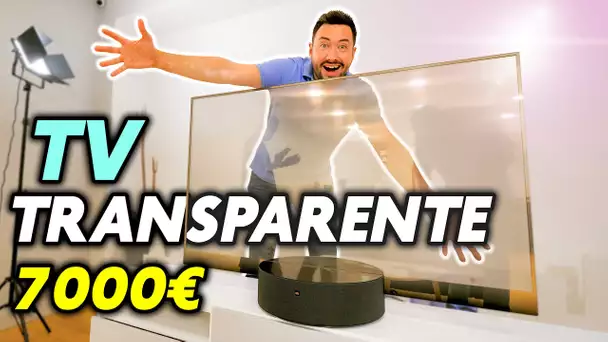 J'ai testé une TV Transparente ! (bluffant mais 7000€)