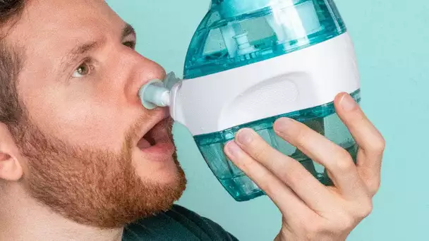 Je teste un aspirateur pour le nez