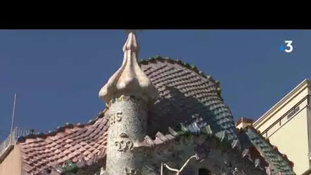 Aquí Sem : Barcelone, Casa Batlló la sublime de Gaudí
