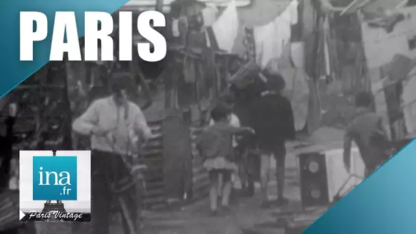 La destruction des bidonvilles autour de Paris en 1971 | Archive INA