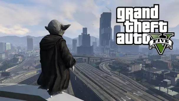 YODA FAIT DE LA MOTO SUR GTA 5 !?