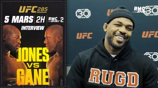 UFC 285 : Interview EXCLUSIVE avec Jon Jones à J-2, "Je me vois bien finir Gane au sol"