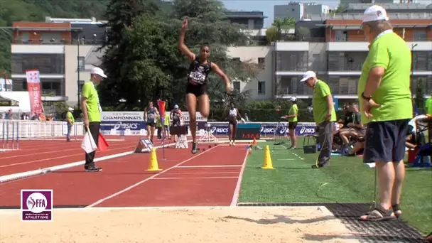 Aix-les-Bains 2018 : Triple saut F (Rouguy Diallo avec 14.15 m)