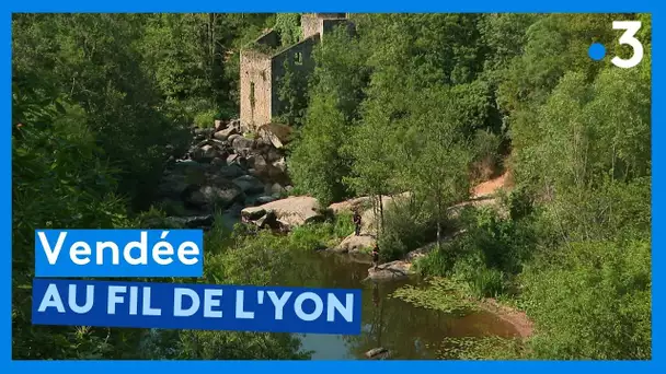 Balade au bord de l'Yon au chaos de Piquet, en Vendée