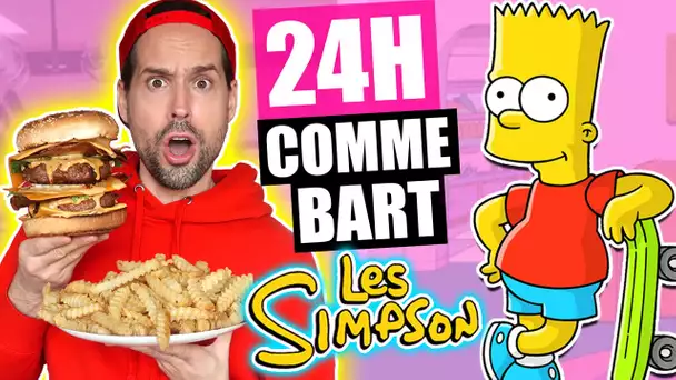 JE MANGE COMME BART SIMPSON PENDANT 24H (Les Simpson) - HUBY