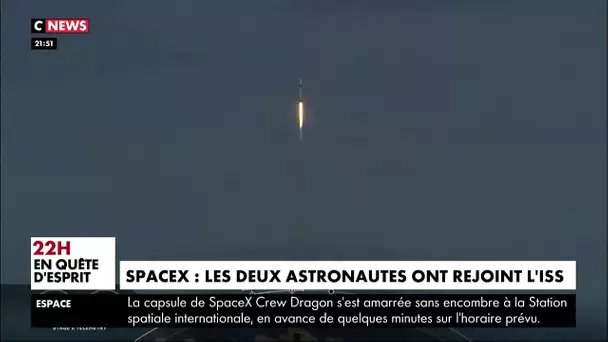 SpaceX : une opération réussite, les astronautes ont rejoint la station spatiale internationale