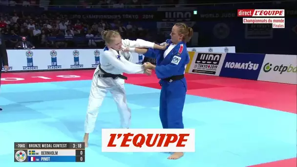 Margaux Pinot décroche le bronze en -70kg - Judo - Mondiaux