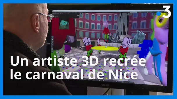 Patrick Moya réinvente le carnaval de Nice de façon virtuelle