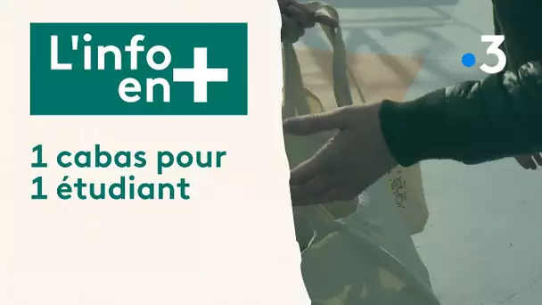 Info en plus : 1 cabas pour 1 étudiant