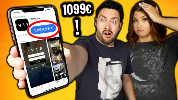 15 Applications qui coûtent très cher ! (1099€ c'est fou)