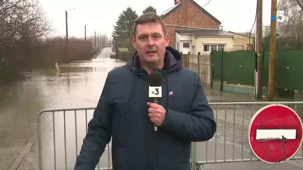 Suite des inondations dans l'Avesnois.